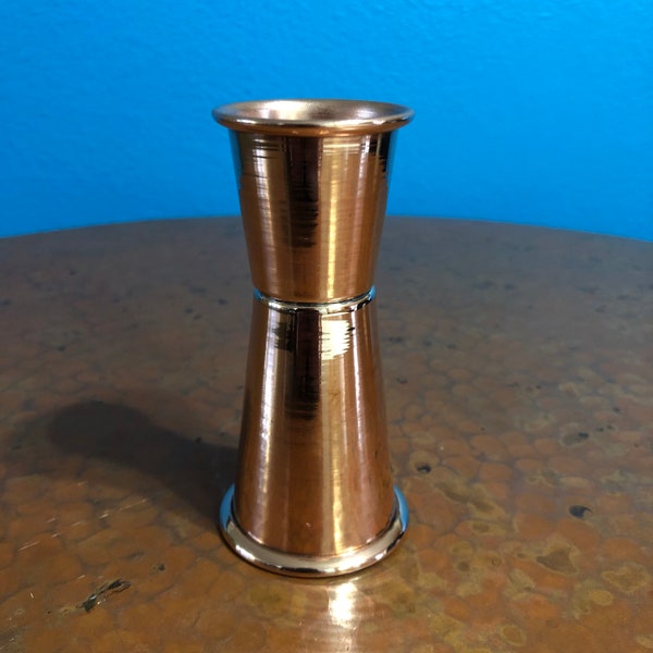 Handcrafted Pure Copper Jigger 1oz/2oz