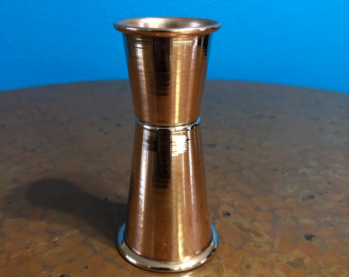 Handcrafted Pure Copper Jigger 1oz/2oz