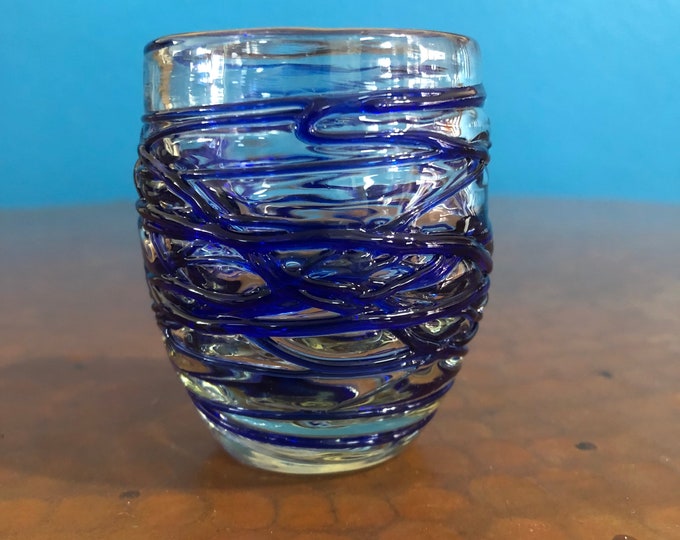 Hand Blown Barrel Shaped Shot Glass (2.5oz)