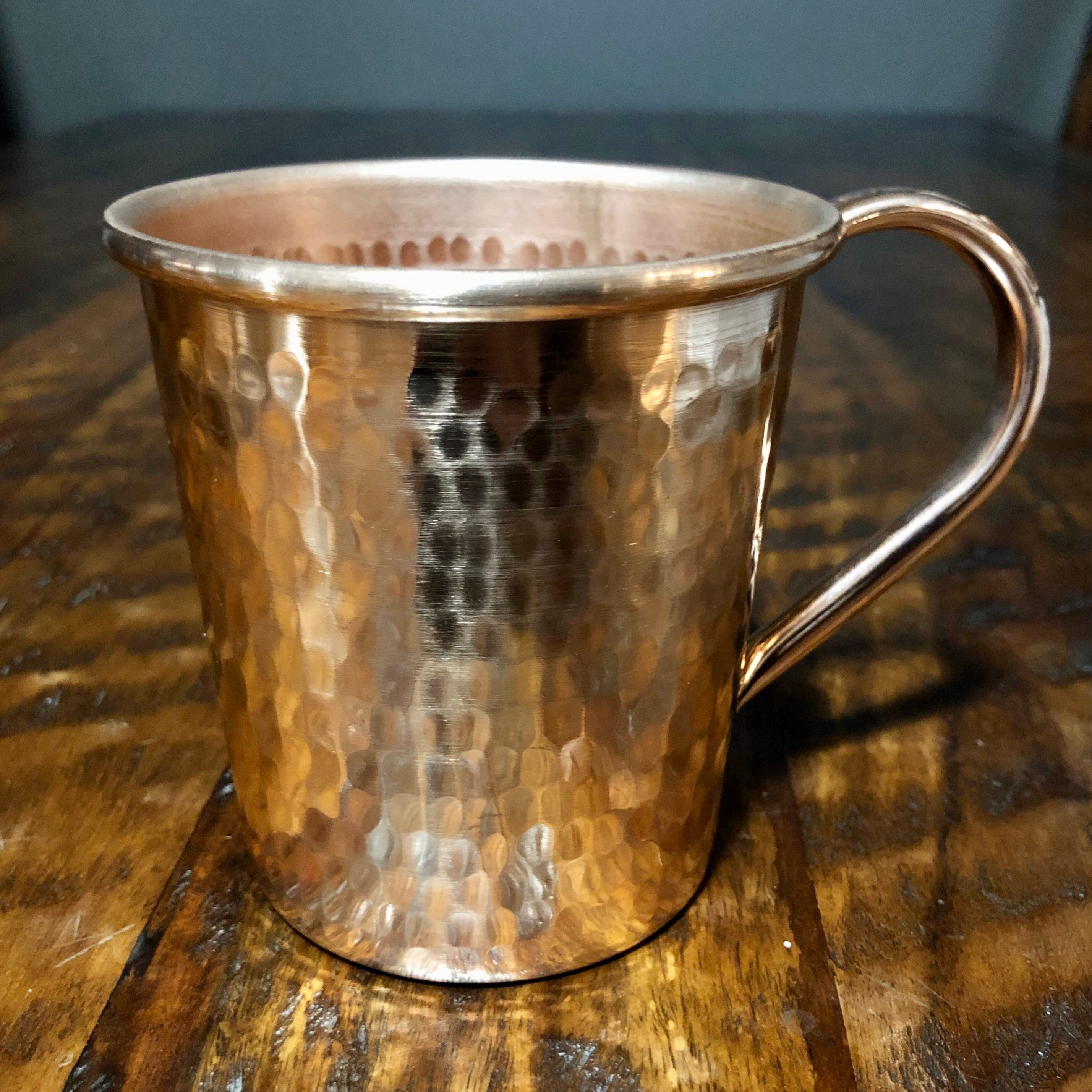 16oz Moscow Mule Hammered Copper Mug, tapered