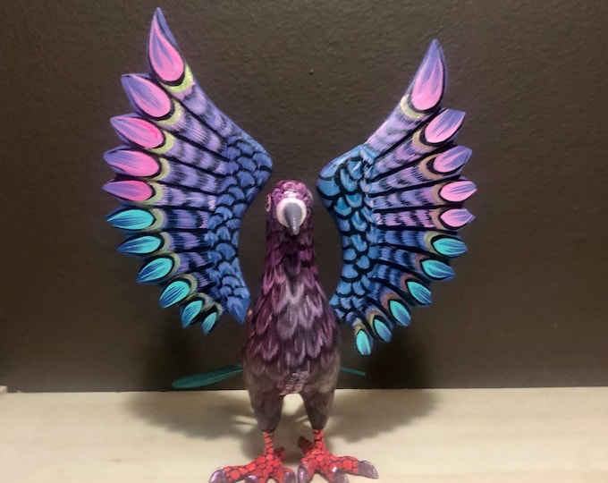 Alebrije Pigeon Wood Carving by Esperanza Martinez of Oaxaca, Mexico