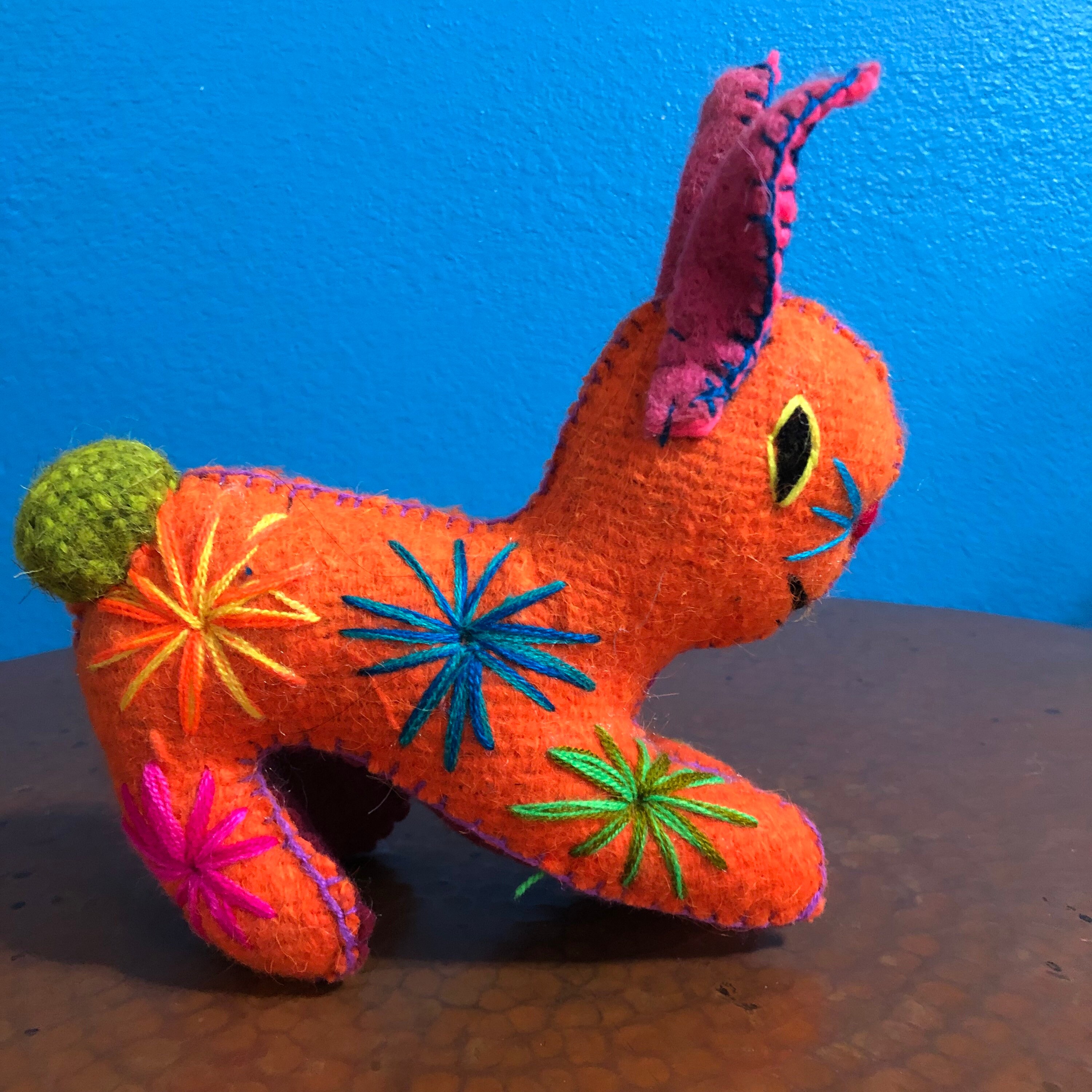 Hand Sewn Stuffed Animal Rabbit Plush Toy