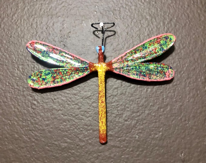 Paper Maché Dragonfly Wall Ornament from Izamal, Yucatán, Mexico