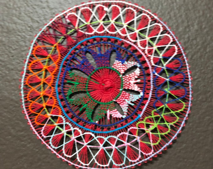 Ñandutí Lacework Art from Itauguá, Paraguay (4.5”)