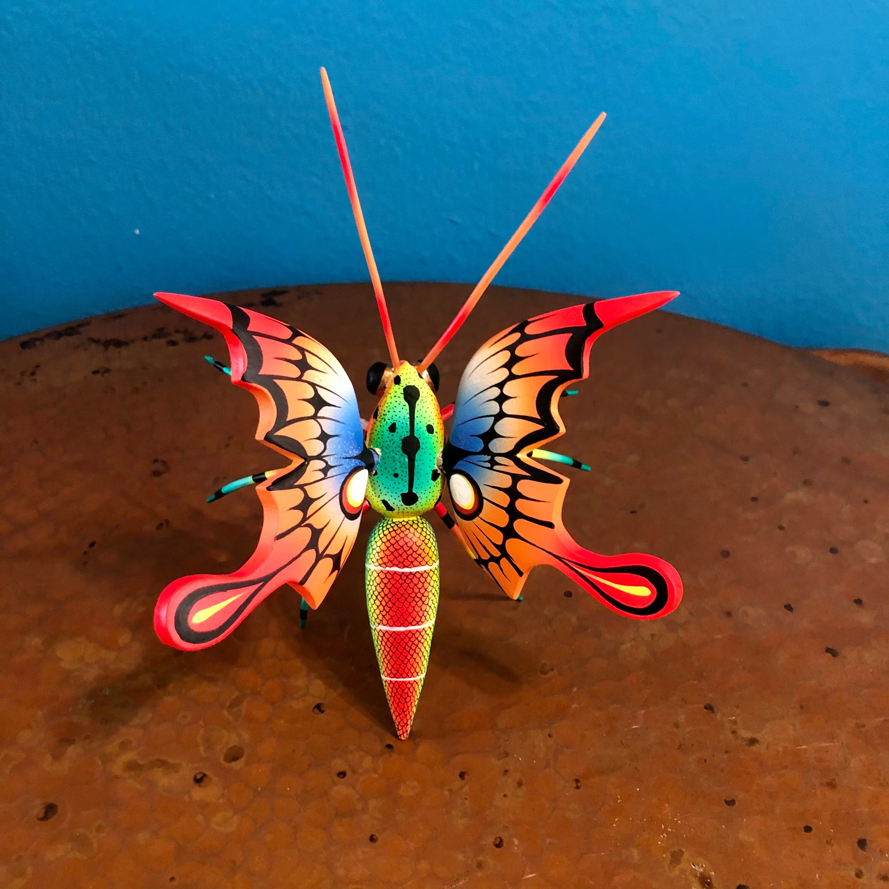 Alebrije Monarch Butterfly Handcrafted Wood Carving by Zeny Fuentes ...