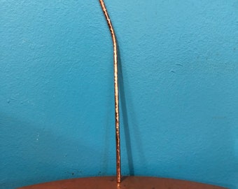 Reusable Bent Copper Straw - 13”