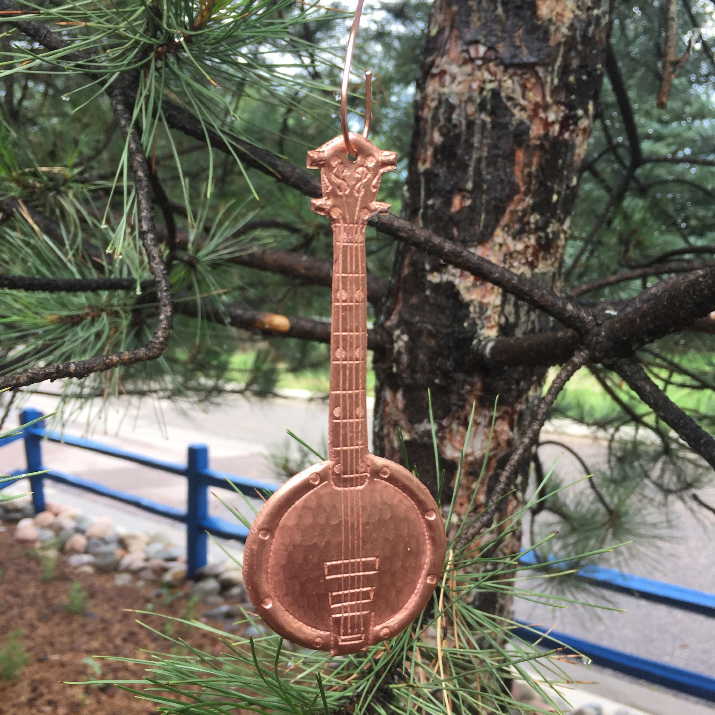 Banjo Christmas Ornament 