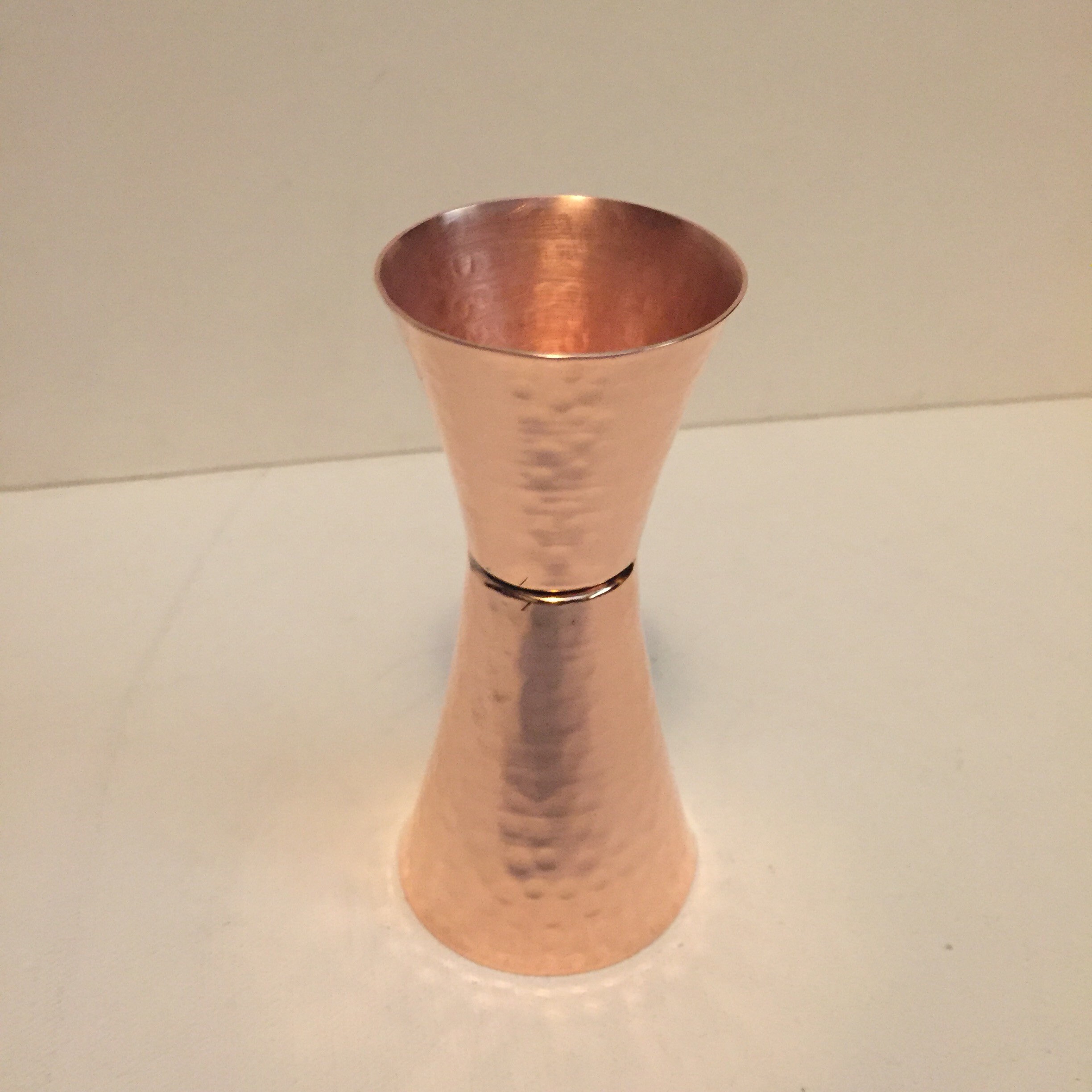 Pure Hammered Copper Jigger 1 oz/2 oz