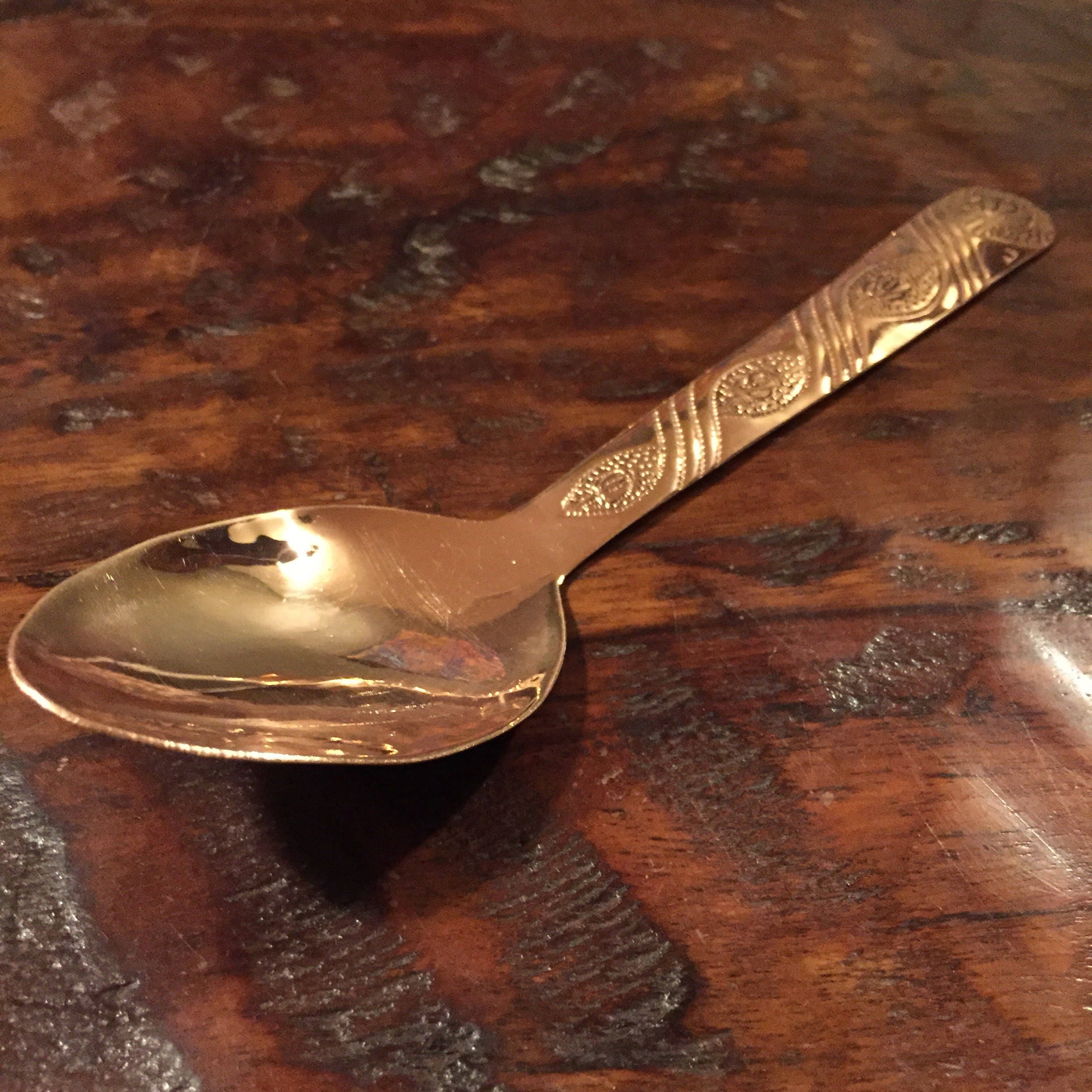 Pure copper spoon 6 3/4 length
