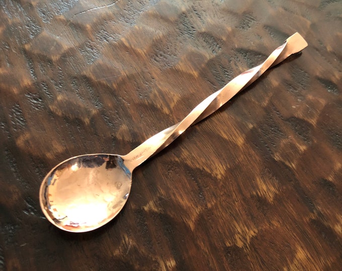 Pure copper cocktail spoon - 6 1/2"