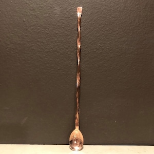 Pure copper cocktail spoon - 11”