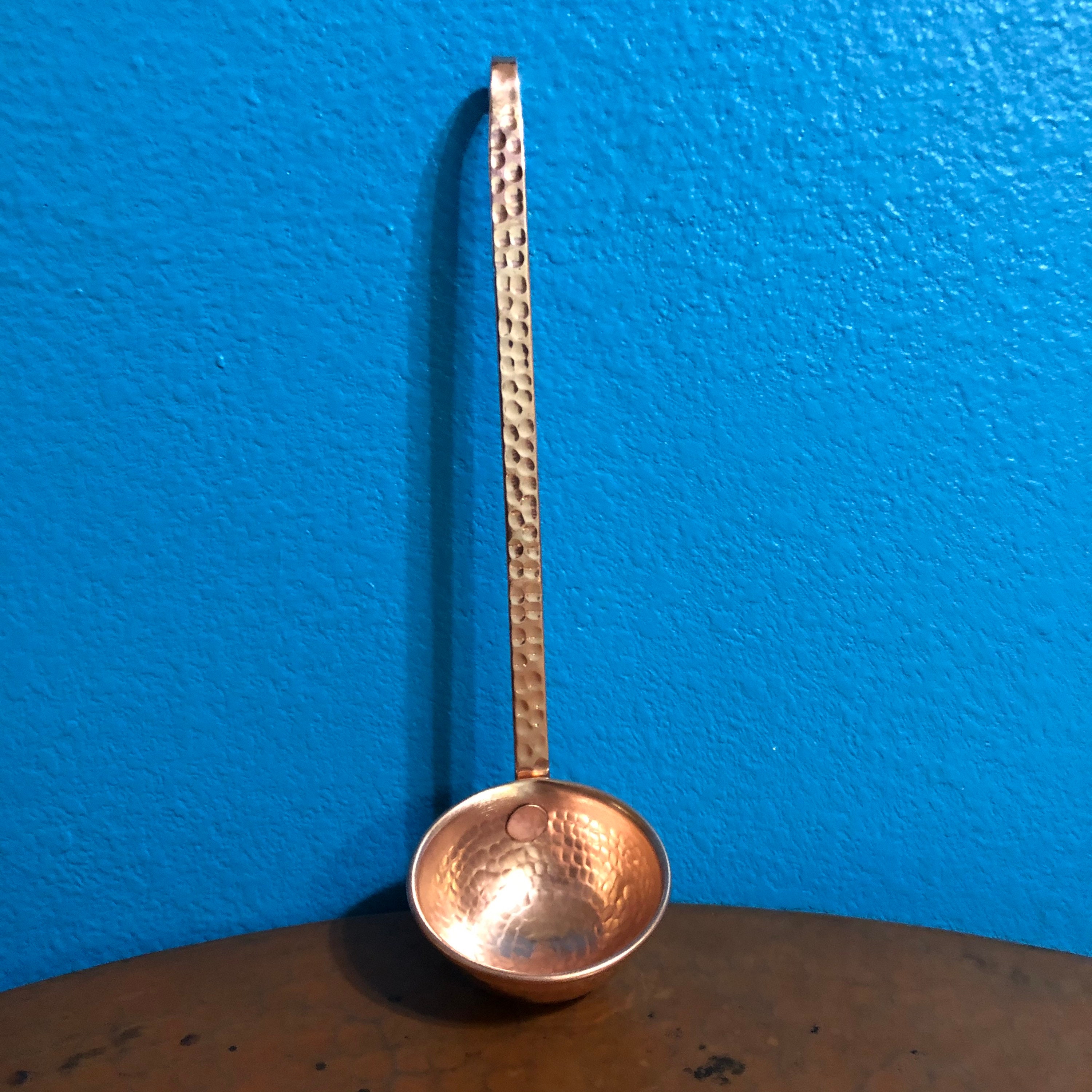 Pure Hammered Copper 2oz Ladle