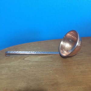 Pure Hammered Copper 6oz Ladle