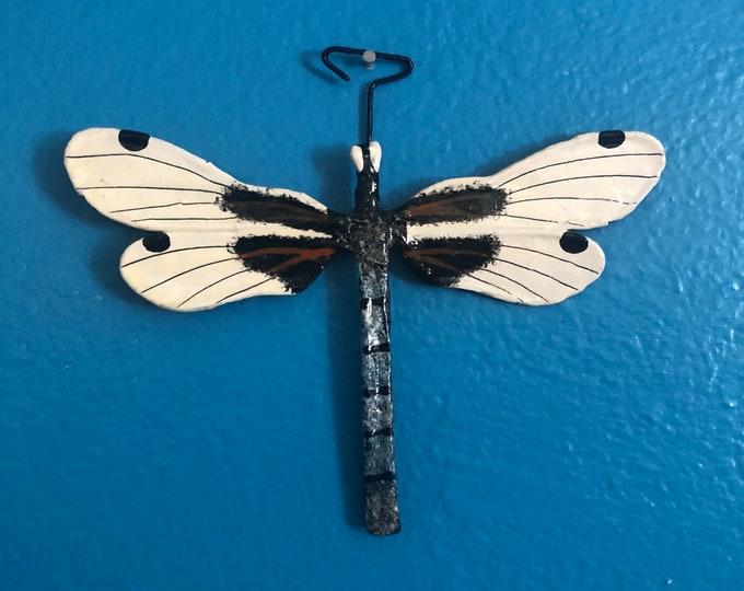 Paper Maché Dragonfly Wall Ornament from Izamal, Yucatán, Mexico