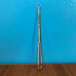 Handcrafted Pure Copper Mini Bar and Cocktail Whisk