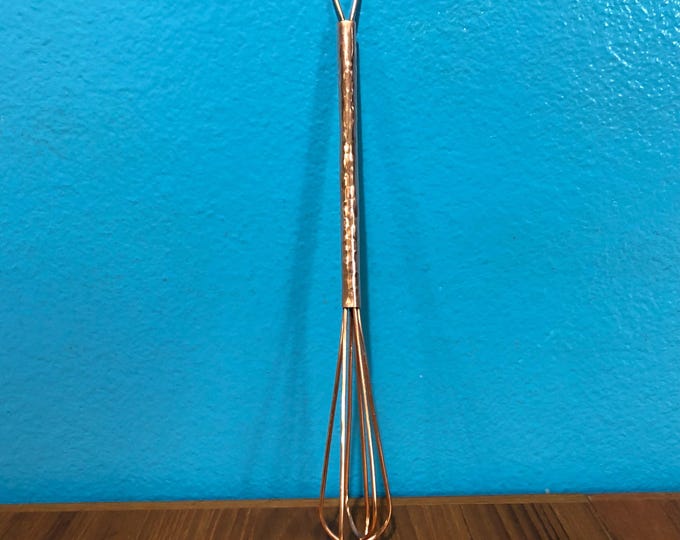 Handcrafted Pure Copper Mini Bar and Cocktail Whisk