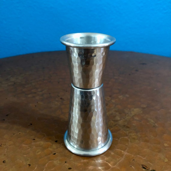 Hammered Aluminum Jigger 1 Oz/2 Oz 