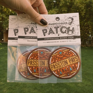 Passion Pays - Photo. Multicolor Embroidered Patch