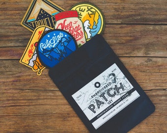 Adventure 5 Patch Variety Pack (Embroidered or Iron-On)