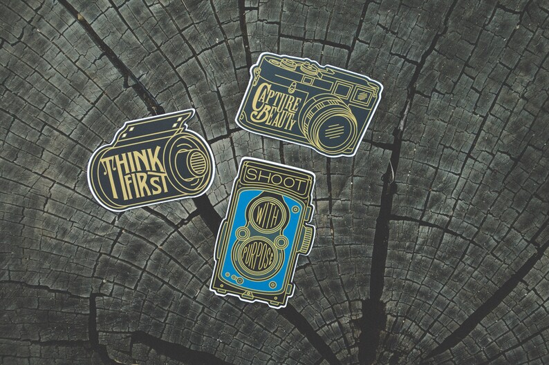 Film Camera Sticker Set 2 Etsy