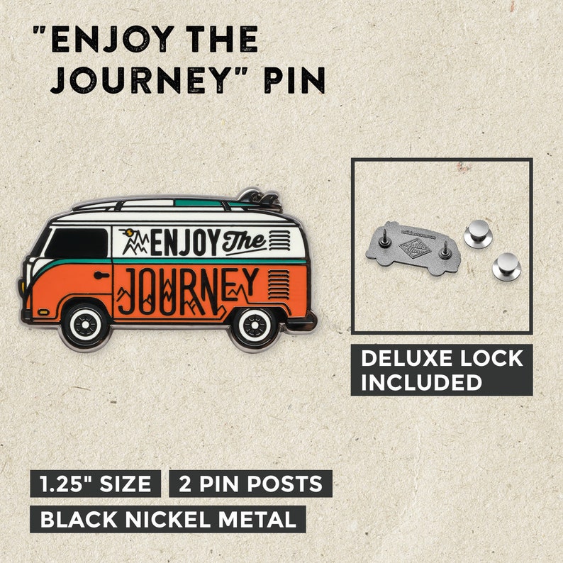 Enjoy the Journey Lapel Pin image 2