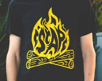 Escape T-Shirt Black/Yellow