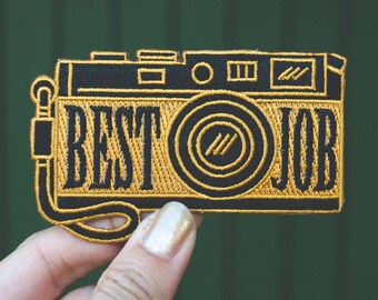 Best Job Camera Embroidered Patch