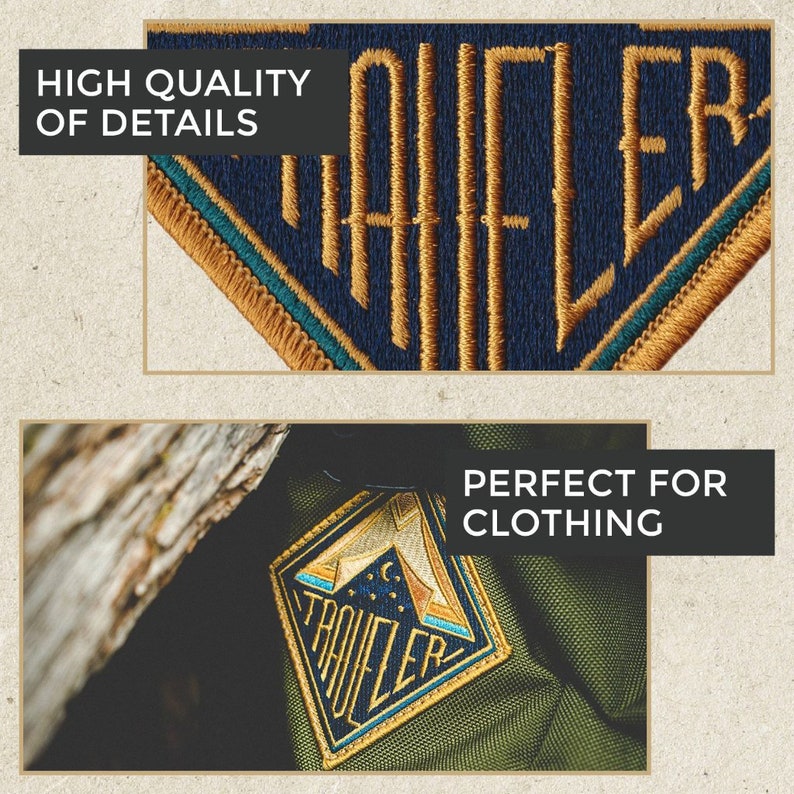 Traveler Embroidered Patch image 3