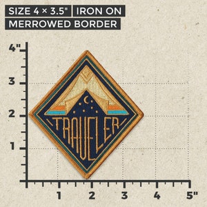 Traveler Embroidered Patch image 2