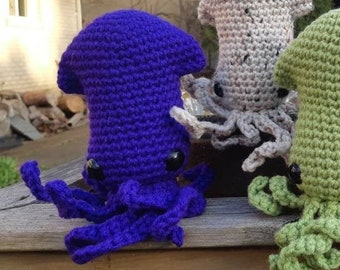 Squid Crochet Plush