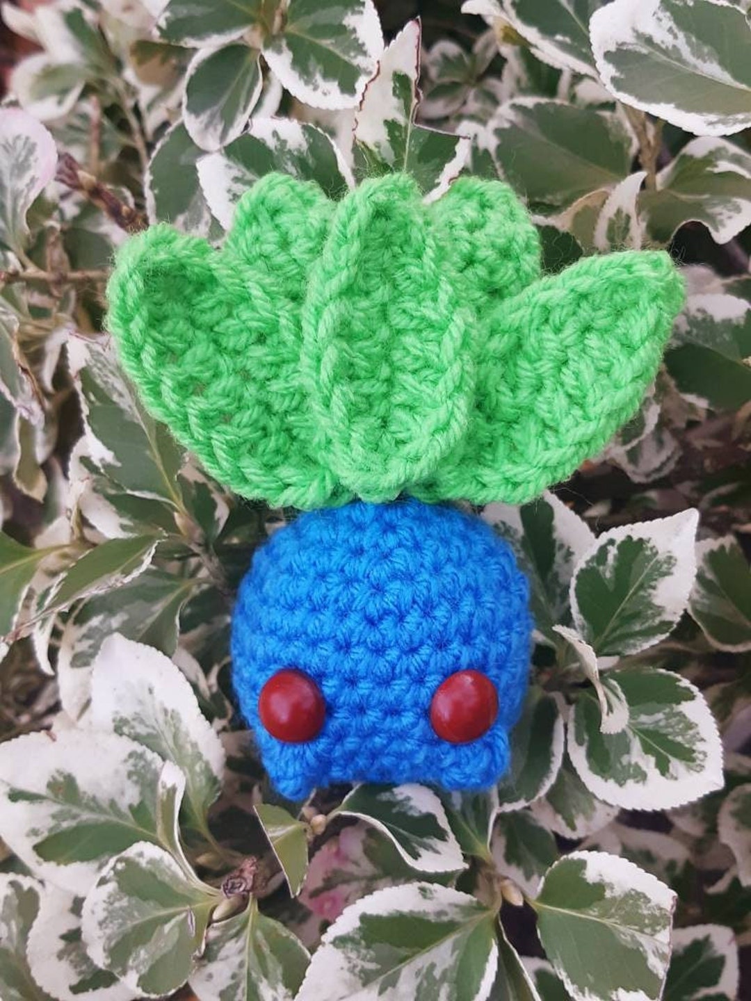 Oddish Stuffed Animal Vintage Necklace Official Pokemon Oddish