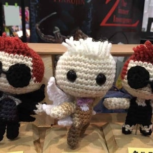 Crowley and Aziraphale Good Omens Inspired plushies