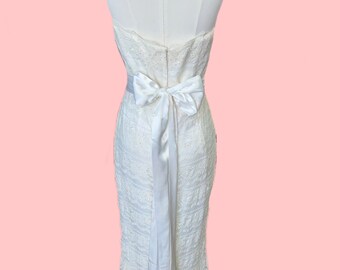 Vintage Galina white gown