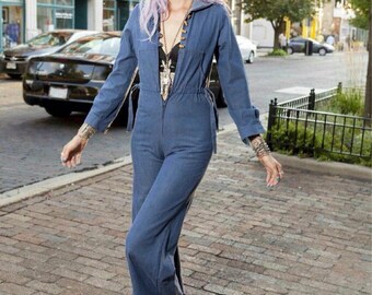 1970 denim jumpsuit