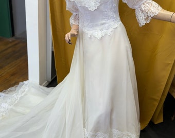 Early 1980s J.C.Penny wedding gown