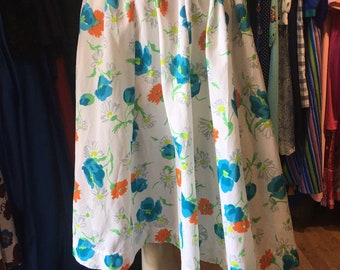 Vintage spring floral skirt