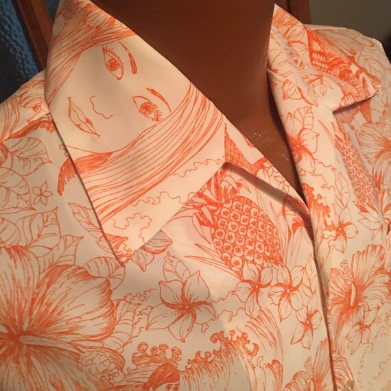 Vintage hawaiian Surf by pacific shirt - image 4