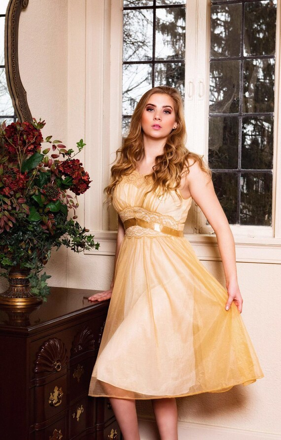 60s Vanity Fair night gown