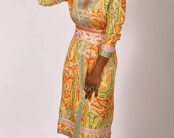 1960s Eloise Curtis Boho Dress