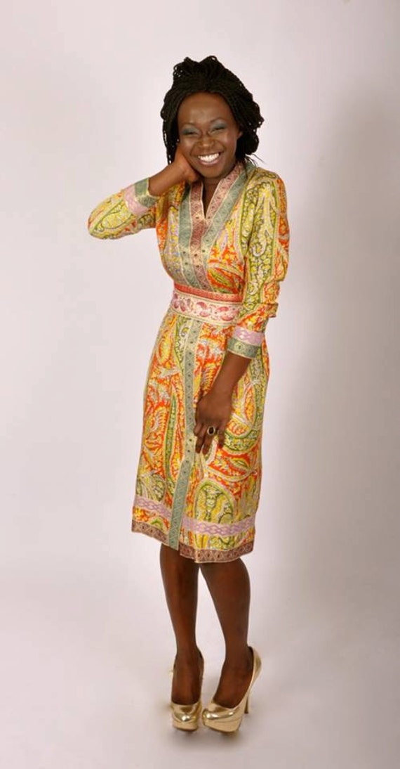 1960s Eloise Curtis Boho Dress