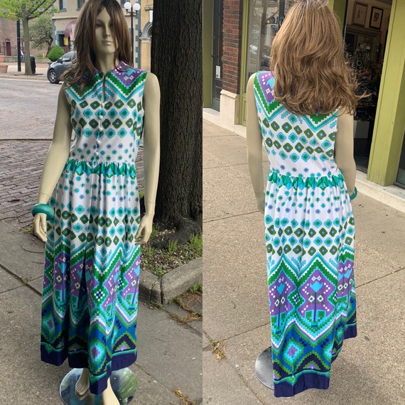 70s Tori Richard Honolulu maxi dress