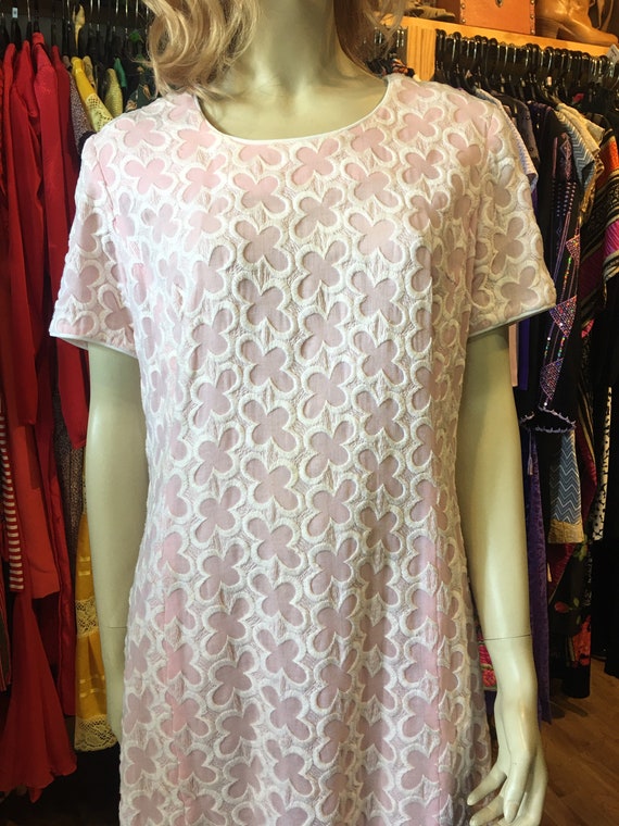 Pink and white vintage Henry Lee dress