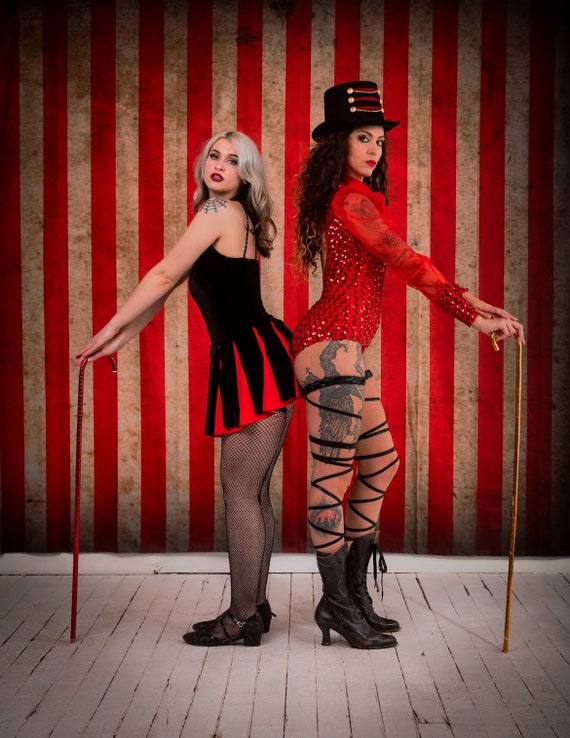 Black velvet dance costume - image 3