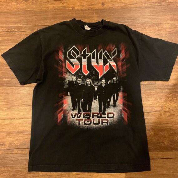 Styx World Tour Vintage Band Shirt - Etsy