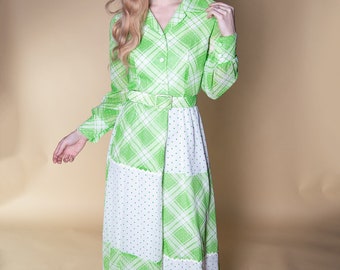 70s spring maxi dress