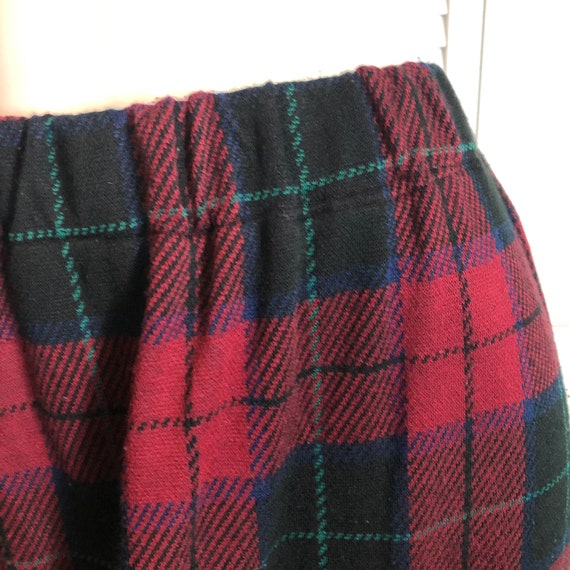 1980s plaid skirt - image 2