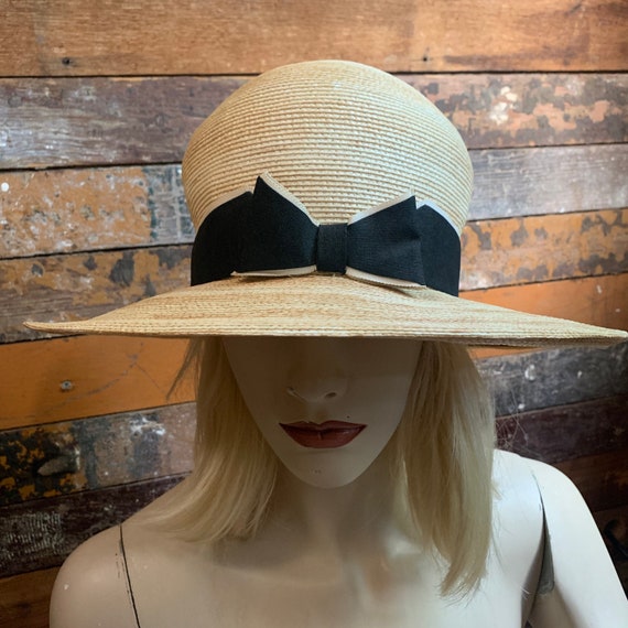 1960s Dachettes straw sun hat - image 3