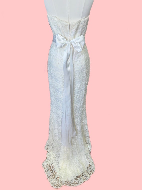 Vintage Galina white gown