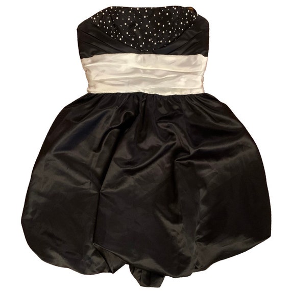 Black and white Blondie Nites formal dress with P… - image 1
