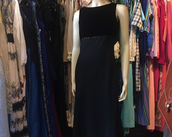 Vintage B Moss petite black gown